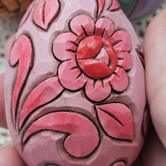 Jim Shore Heartwood "For The Love of Easter" Easter Basket 5 Eggs 4016464 2009 - Picture 14 of 16